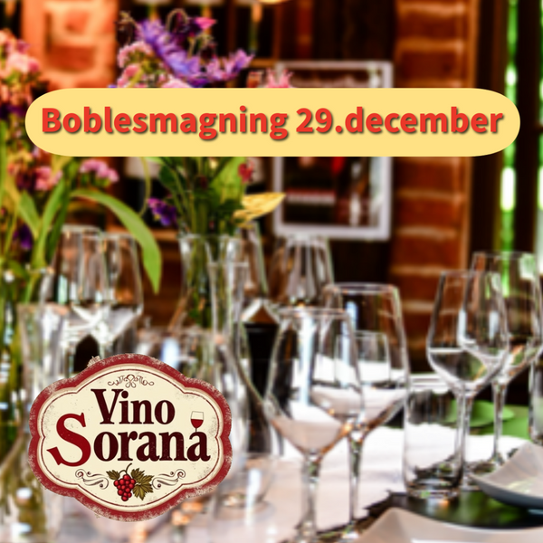 Bobler & Nytår – Vinsmagning den 29. december kl. 18.30